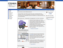 Tablet Screenshot of cesaria.de